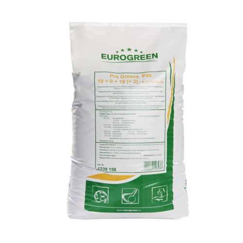 Der Langzeitdünger Pro Greens P56 mit Spurennährstoffen und Pflanzenstärkungsmittel PlantaCur® P56