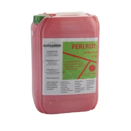 Produktabbildung rote Markierfarbe zur Sportplatzmarkierung für Rasensportplätze und Tennen