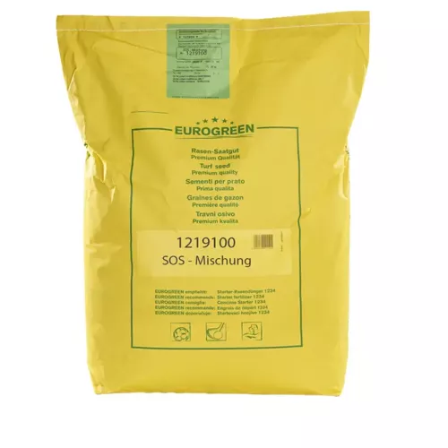 Produktabbildung SOS-Saatgutmischung - für eine schnelle Nachsaat von Strapazier-Rasenflächen