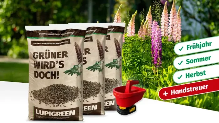 Lupigreen® Jahrespaket + Handstreuer