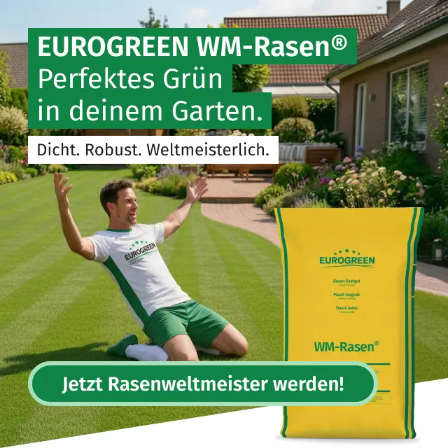 Werde Rasenweltmeister – mit dem EUROGREEN WM-Rasen®