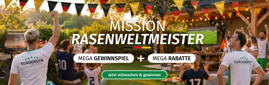 Mitmachen und gewinnen! Werde Rasenweltmeister